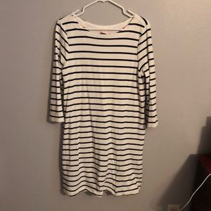 White striped tunic/dress